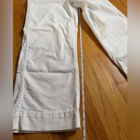 Marine Layer Off-White High-Rise, Wide Leg Pants, Size 4 - Picture 5 of 6